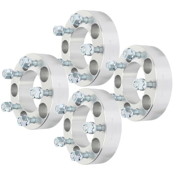 4Pcs 1.5" 5Lug 5x4.5 Wheel Spacers 82.5mm 12x1.5 for 86-21 Acura CL ILX Integra Legend RSX TLX 95-22 Honda Accord Civic CR-V Odyssey