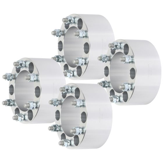 4Pcs 3" 6Lug 6x5.5 Wheel Spacers 108mm 12x1.5 for 04-14 Chevy Colorado 80-22 Toyota 4Runner Tacoma Tundra Sequoia