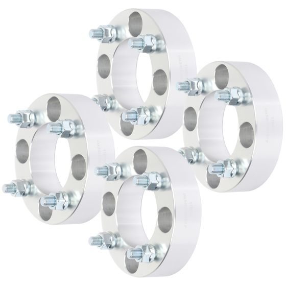 4Pcs 1.5" 4Lug 4x4.5 Wheel Spacers 82.5mm 12x1.5 for 00-04 Volvo S40 V40 01-09 Kia Optima Spectra Spectra5