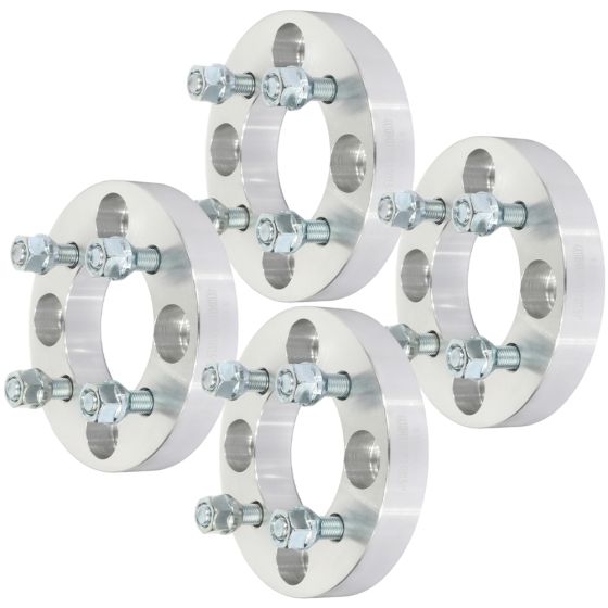 4Pcs 1" 4Lug 4x108 to 4x100 Wheel Adapters 78.1mm for 74-19 Contour EcoSport Escort Fiesta Focus Mustang Thunderbird