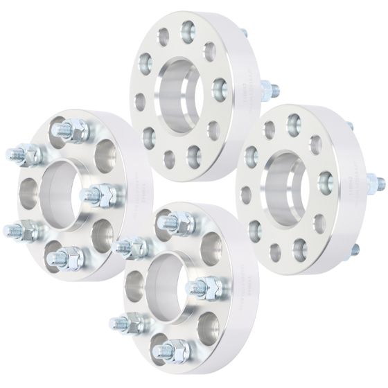 4Pcs 1.25" 5Lug 5x4.5 Wheel Spacers 64.1mm 12x1.5 for 96-23 Acura CL ILX MDX RDX RSX TL TLX 95-23 Honda Accord Civic CRV Odyssey