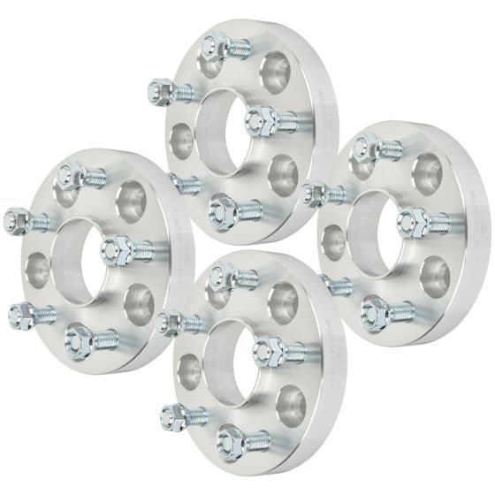 4Pcs 1" 5Lug 5x4.75 Wheel Spacers 66.9mm 14x1.5 for 08-19 Cadillac ATS CTS XTS 10-19 Chevy Camaro Equinox Impala Malibu SS