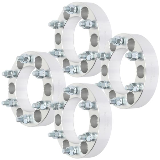 4Pcs 1.5" 6x5.5 Wheel Spacers 108mm 12x1.5 for 97-16 Chevy Colorado LUV S10 13-22 Ford Range 95-22 Toyota Tacoma