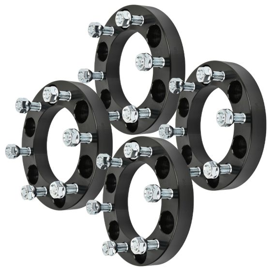 4Pcs 1" 6x5.5 Wheel Spacers 108mm 12x1.5 for 04-14 Chevy Colorado 13-22 Ford Ranger 04-12 GMC Canyon 95-22 Toyota Tacoma Tundra