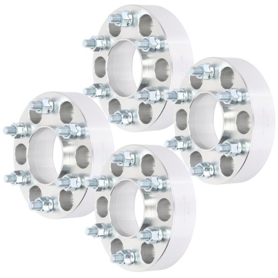 4Pcs 1.5" 6Lug 6x5 6x127 Wheel Spacers 78.3mm for 02-09 Chevy SSR Trailblazer EXT GMC Envoy XL XUV