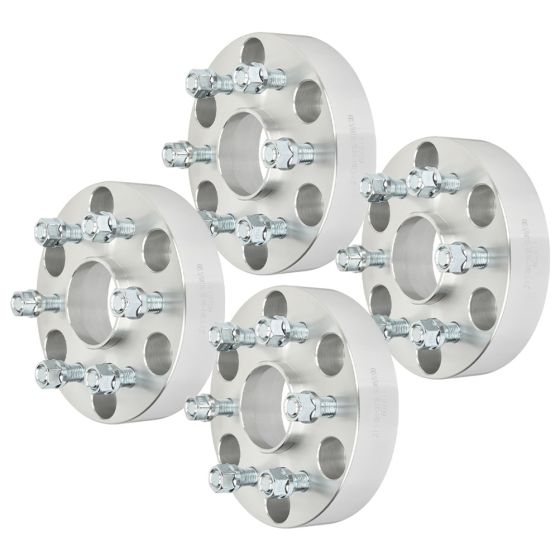4Pcs 1.5" 6x5.5 to 6x120 Wheel Adapters 78.3mm to 66.9mm 14x1.5 for 88-25 Chevy Silverado GMC Sierra C/K 1500 2500 99-25 Cadillac Escalade