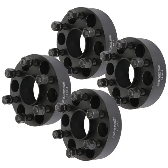 4Pcs 1.5" 6Lug 6x120 Wheel Spacers 66.9mm 14×1.5 for 15-23 Chevy Blazer Colorado Traverse 10-23 Cadillac SRX XT5 XT6