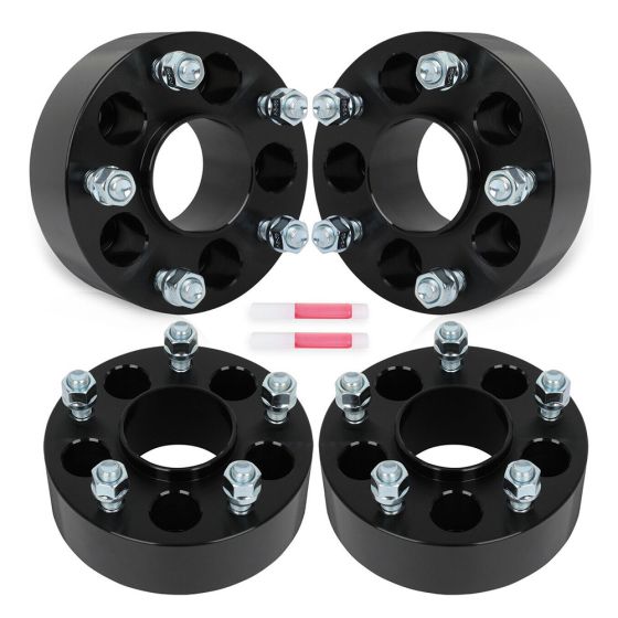4Pcs 2" 5x4.5 to 5x5 Wheel Adapters 71.5mm 1/2" for 84-12 Jeep Cherokee Liberty Wrangler 07-11 Dodge Nitro
