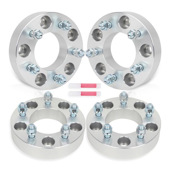 4Pcs 1.5" 5x135 to 5x5 Wheel Adapters 87.1mm 14x2 for 00-03 Ford F150 Expedition 99-02 Lincoln Navigator Blackwood