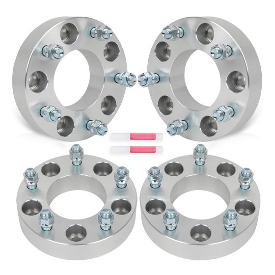 4Pcs 1.5" 5x135 to 5x5.5 Wheel Adapters 87.1mm 14x2 for 00-04 Ford Expedition F-150 Heritage 99-02 Lincoln Navigator Blackwood