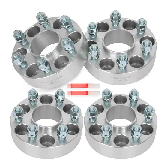 4Pcs 1.5" 6x4.5 Hub Centric Wheel Spacers 66.1mm 12x1.25 for 05-24 Nissan Frontier Pathfinder Xterra