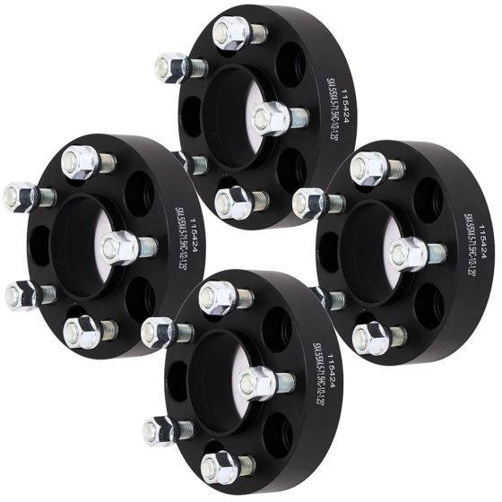 4Pcs 1.25 inch 5x4.5 5 Lug Wheel Spacers For 96-01 Jeep Cherokee 02-12 Jeep Liberty