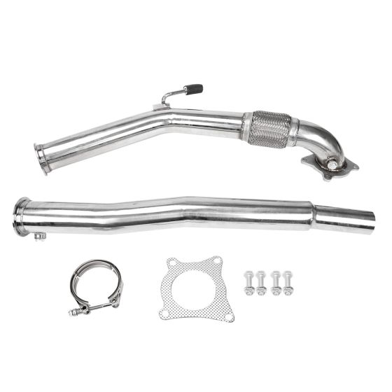 Catless Downpipe Exhaust for 06-10 VW Golf GTi Jetta 2.0T 07-11 Audi A3
