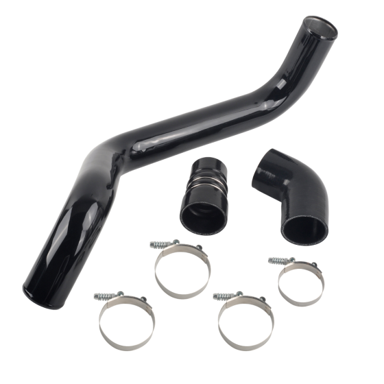 2004-2010 Chevy GMC 2500HD 3500HD 6.6L Duramax LLY LBZ LMM Hot Side Intercooler Pipe Hose Black
