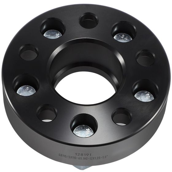 4Pcs 1.5" 5x110 Hub Centric Wheel Spacers 65.1mm 12x1.25 for 14-23 Jeep Cherokee Compass Renegade 15-17 Chrysler 200