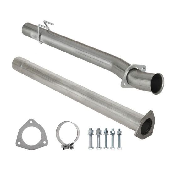 2011-2021 Ford F250 F350 F450 Super Duty 6.7L Powerstroke Diesel 4" Cat & DPF Delete Pipe