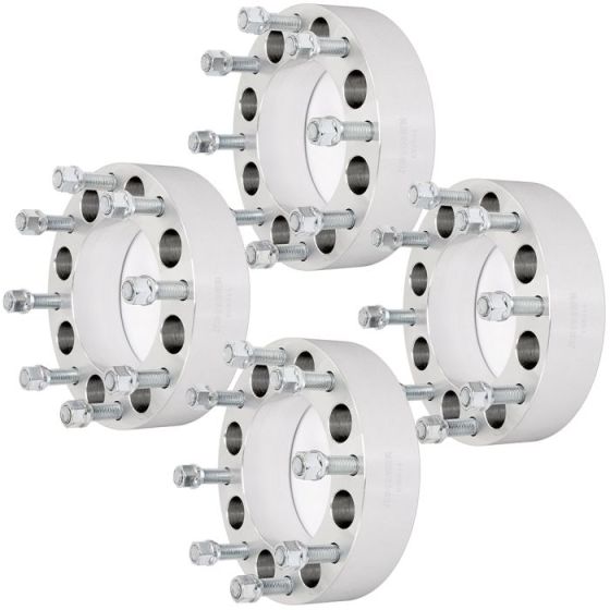 For 97-10 Chevrolet Express 2500 96-10 Chevrolet Express 3500 4Pcs 2" 8 Lug Wheel Spacers 8x6.5 to 8x180