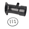 2017-2019 Chevy GMC 2500HD 3500HD 6.6L L5P Duramax 3.5" Turbo Intake Horn Kit Black