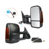 Towing Mirror Pair for 2003-2007 GMC Sierra Chevy Silverado 1500 2500 3500 Classic Power Heated Turn Signal