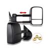 Towing Mirror Pair for 2007-2014 Chevy Silverado Suburban GMC Sierra 1500 2500 3500 Manual Adjusted Non-Heated