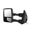 Towing Mirror Pair for 2008-2016 Ford F250 F350 F450 F550 Super Duty Manual Adjustable Turn Signal