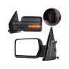 Towing Mirror Pair for 2007-2014 Ford F150 Power Heated Turn Signal Manual Folding