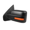 Towing Mirror Driver Side for 2007-2014 Ford F150 Power Heated Turn Signal Puddle Lamp Manual Fold