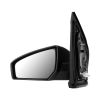 2007-2012 Nissan Sentra Side View Mirror Black Power Adjusted Left Driver 1Pcs