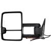 Towing Mirror Chrome Pair for 1988-2000 Chevy GMC C/K 1500 2500 C3500 Power Turn Signal Arrow Clearance Light