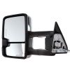 Towing Mirror Chrome Pair for 1988-2000 Chevy GMC C/K 1500 2500 C3500 Power Turn Signal Arrow Clearance Light