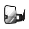 Towing Mirror Chrome Pair for 2003-2007 Chevy Silverado GMC Sierra 1500 2500 3500 Classic Power Heated Turn Signal Puddle Auxiliary Light