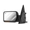 Towing Mirror Chrome Pair for 2004-2014 Ford F150 Power Heated Turn Signal Reflective Stripe