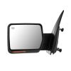 Towing Mirror Chrome Pair for 2004-2014 Ford F150 Power Heated Turn Signal Reflective Stripe