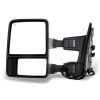 Towing Mirror Chrome Pair for 2008-2016 Ford F250 F350 F450 F550 Super Duty Power Heat Turn Signal