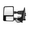 Towing Mirror Chrome Pair for 1999-2007 Ford F250 F350 F450 F550 Super Duty Excursion Power Heated Turn Signal