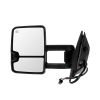Towing Mirror Pair for 2007-2014 Chevy GMC Silverado Sierra Suburban 1500 2500 3500 HD Power Heated Turn Signal Clearance Light