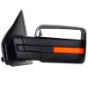 Towing Mirror Chrome Driver Side for 2004-2014 Ford F150 Power Heated Turn Signal Puddle Light