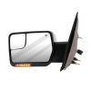 Towing Mirror Chrome Driver Side for 2007-2014 Ford F150 Power Heated Turn Signal Puddle Light