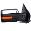 Towing Mirror Passenger Side for 2004-2014 Ford F150 Power Heated Turn Signal Puddle Light Chrome Housing
