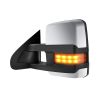 Towing Mirrors Chrome Pair for 2014-2018 Chevy Silverado GMC Sierra 1500 2500 3500 HD Power Heated Turn Signal Clearance Arrow Light