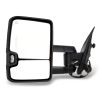 Towing Mirror Pair for 2014-2018 Chevy GMC Silverado Sierra 1500 2500 3500 HD Power Heated Turn Signal Backup Width Light