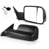 Towing Mirror Pair for 2009-2018 Dodge Ram 1500 2500 3500 4500 5500 Power Heated Manual Folding