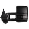 Towing Mirror Pair for 2007-2014 Chevy GMC Silverado Sierra 1500 2500 3500 Power Heated Turn Signal Puddle Auxiliary Light