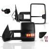 Towing Mirror Pair for 2014-2018 Chevy Silverado GMC Sierra 1500 2500HD 3500HD Power Heated Turn Signal Clearance Running Puddle Light