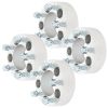 4Pcs 2" 50mm 5Lug 5x4.5 Wheel Spacers 82.5mm Bore 1/2" Studs for 90-14 Ford Edge Explorer Mustang Ranger Jeep Cherokee Wrangler Liberty