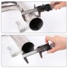 2.5"(63mm) 90 Degree T-304 Stainless Steel Exhaust Tube Pipe Piping Tubing 2FT