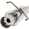 1990-1993 Honda Accord 2.2L Muffler Catback Exhaust System 2.5" Pipe 4" Tip Kit