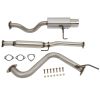 4.5" 1993-1997 Honda Civic del Sol 1.5L 1.6L Muffler Tip Catback Exhaust System