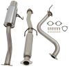 4.5" 1993-1997 Honda Civic del Sol 1.5L 1.6L Muffler Tip Catback Exhaust System