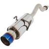 4" 4 inch 1994-2001 Acura Integra 1.8L Burnt Tip Blue Muffler Catback Exhaust System